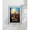 Münihin İkonik Kuleleri Poster