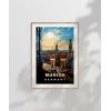 Münihin İkonik Kuleleri Poster