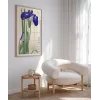 Ohara Koson Mavi Irisler Poster