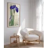 Ohara Koson Mavi Irisler Poster