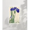 Ohara Koson Mavi Irisler Poster