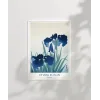 Ohara Koson Süsen Çiçekleri 2 Poster