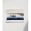 Ohara Koson Tekneler ve Batan Güneş Poster