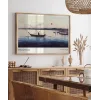 Ohara Koson Tekneler ve Batan Güneş Poster