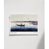 Ohara Koson Tekneler ve Batan Güneş Poster