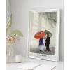 Ohara Koson Yağmurda İki Kadın Poster