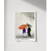 Ohara Koson Yağmurda İki Kadın Poster