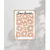 Paris Flower Market Poster