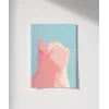 Pastel Kedinin Zarafeti Poster