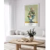 Paul Cézanne Rokoko Vazoda Çiçekler 2 Poster
