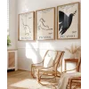 Picasso Minimal Çizgi Sanatı 3lü Poster