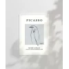 Picasso Stil Soyut Kuş Çizimi Poster