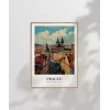 Prag Eski Şehir Manzarası Poster
