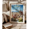 Puebla’nın Renkli Sokakları Poster