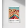 Rainbow Mountains Peru Poster