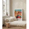 Rainbow Mountains Peru Poster
