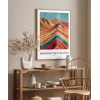 Rainbow Mountains Peru Poster