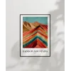 Rainbow Mountains Peru Poster