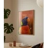 Renkli Papağan Portresi Poster