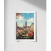 Romantik Lille Manzarası Sanat Poster