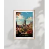 Romantik Lille Manzarası Sanat Poster