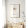 Sabr Minimal Çiçek Temalı Duvar Poster