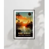 San Diego Gün Batımı Poster