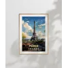 Sanatsal Eyfel Kulesi Poster