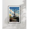 Sanatsal Eyfel Kulesi Poster