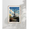 Sanatsal Eyfel Kulesi Poster