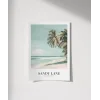Sandy Lane Barbados Tropik Sahil Poster