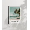 Sandy Lane Barbados Tropik Sahil Poster