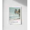 Sandy Lane Barbados Tropik Sahil Poster