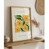 Sarı Çiçek Deseni Poster