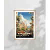 Şehir ve Deniz Uyumu – Barcelo Poster