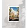 Şehir ve Deniz Uyumu – Barcelo Poster