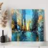 Şehir Yansımaları Kanvas Tablo