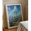 Seulun Modern Silueti Poster