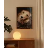 Sevimli Golden Köpek Poster