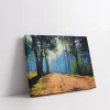 Sisli Orman Yolu Kanvas Tablo