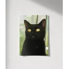 Siyah Kedi Portresi Poster