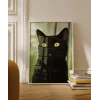 Siyah Kedi Portresi Poster