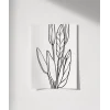 Soyut Bitki Formları Grafik Sanat Poster