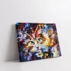 Soyut Kedi Kanvas Tablo