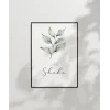Şükür Minimal Botanik Duvar Poster