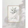 Şükür Minimal Botanik Duvar Poster