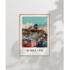 Tarihi Quebec Şehir Baskısı Poster