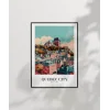 Tarihi Quebec Şehir Baskısı Poster