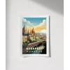 Tuna Nehri Üzerinde Gün Doğumu Poster
