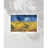 Vincent Van Gogh Buğday Tarlası Ve Kargalar Poster